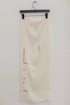 BASERANGE wrap skirt SKWPG-SL-SP24 undyed